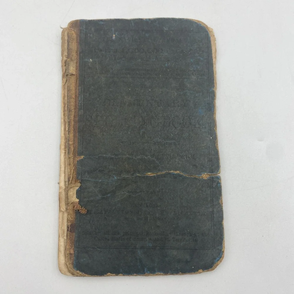 Antique Webster's The‎ Elementary Spelling Book 1800s JB Lippincott & Co